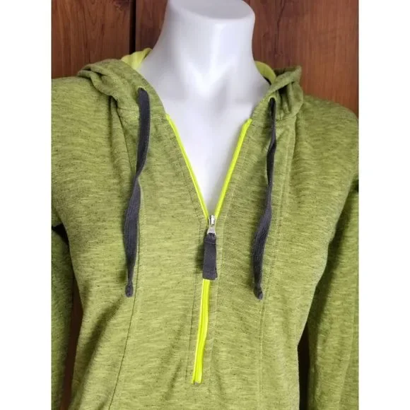 Lucy Athletic Green Half Zip-up Sweater - Picture 3 of 5